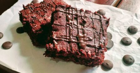 Brownie fit com batata-doce