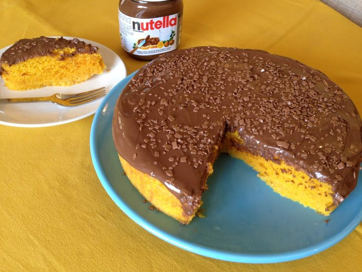 Receita Completa de Bolo de Cenoura com Nutella