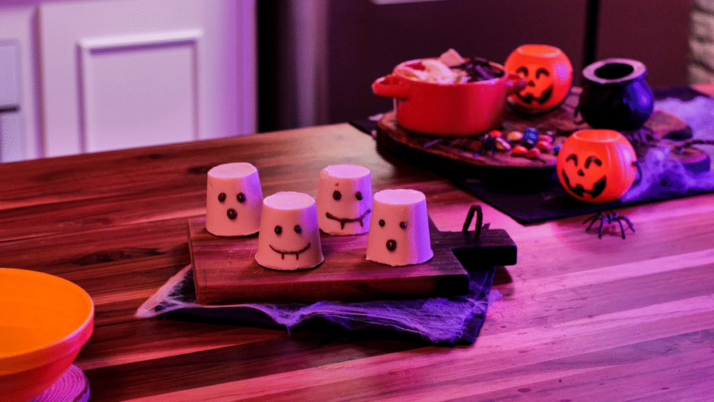 trufa fantasma de Halloween