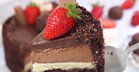 Choconoffe de Natal: A Sobremesa com Três Tipos de Chocolate