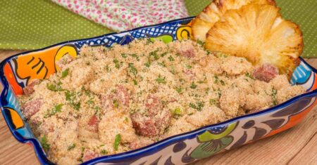 Receita de Farofa de Abacaxi