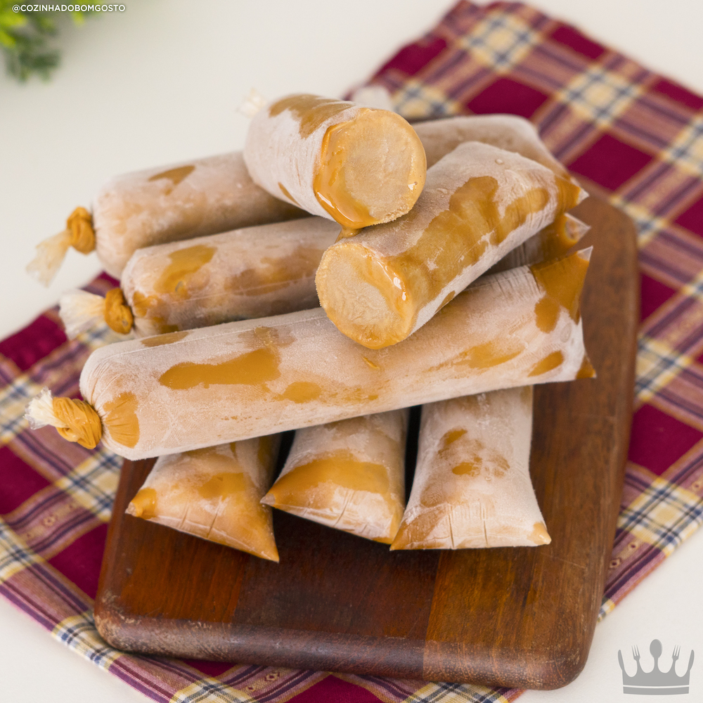 Geladinho de Café com Doce de Leite