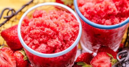 Receita de Granita de Frutas: refrescância e sabor no seu verão