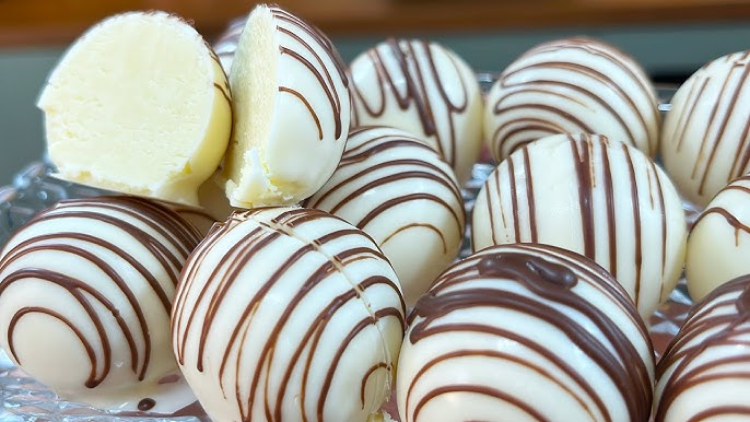 Bombom de leite em pó zero açúcar