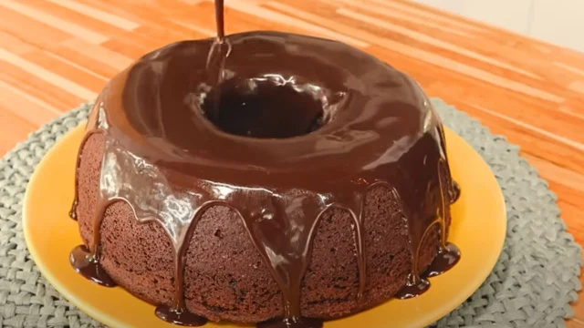 Receita de Bolo de Chocolate com Café