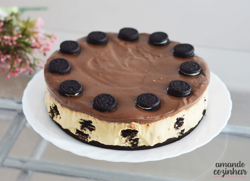 Receita de Torta Gelada de Oreo