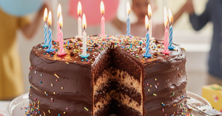 Receita de Bolo de Aniversário Fácil