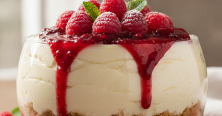 Cheesecake de Frutas Vermelhas (Sem Forno): A Receita Fácil e Elegante
