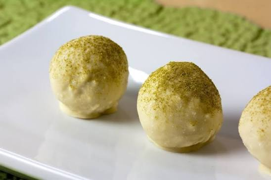 Trufa de Matcha com Chocolate Branco
