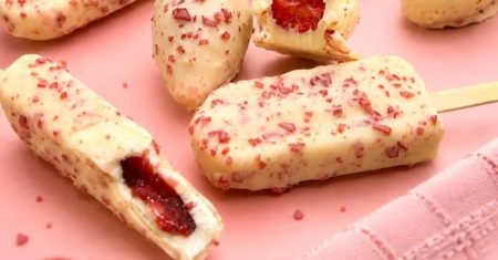 Receita de Picolé de Morango Cravejado: Como Fazer em Casa Sem Erro