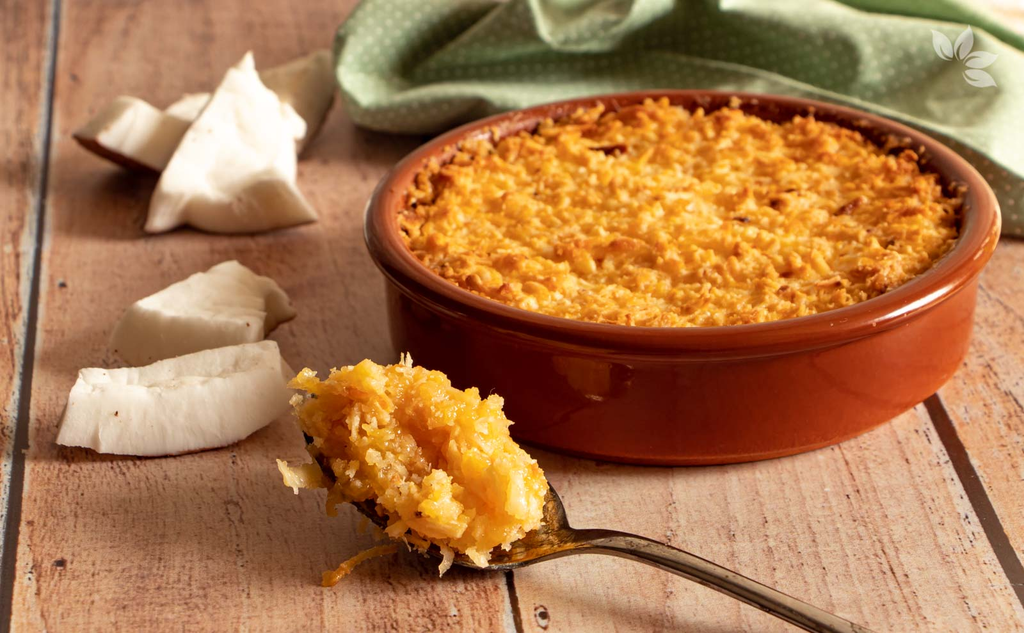 Cocada de Forno com Laranja